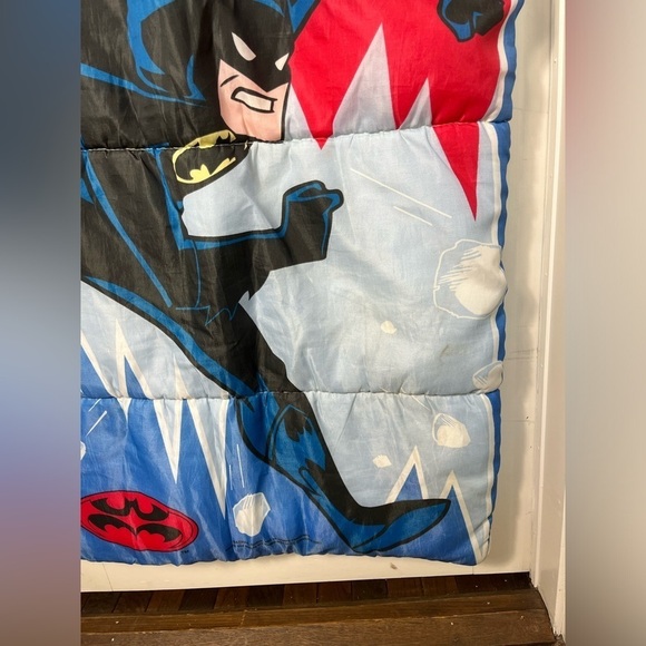 Vintage 1997 Batman & Robin DC Comics Sleeping Bag - Picture 6 of 11